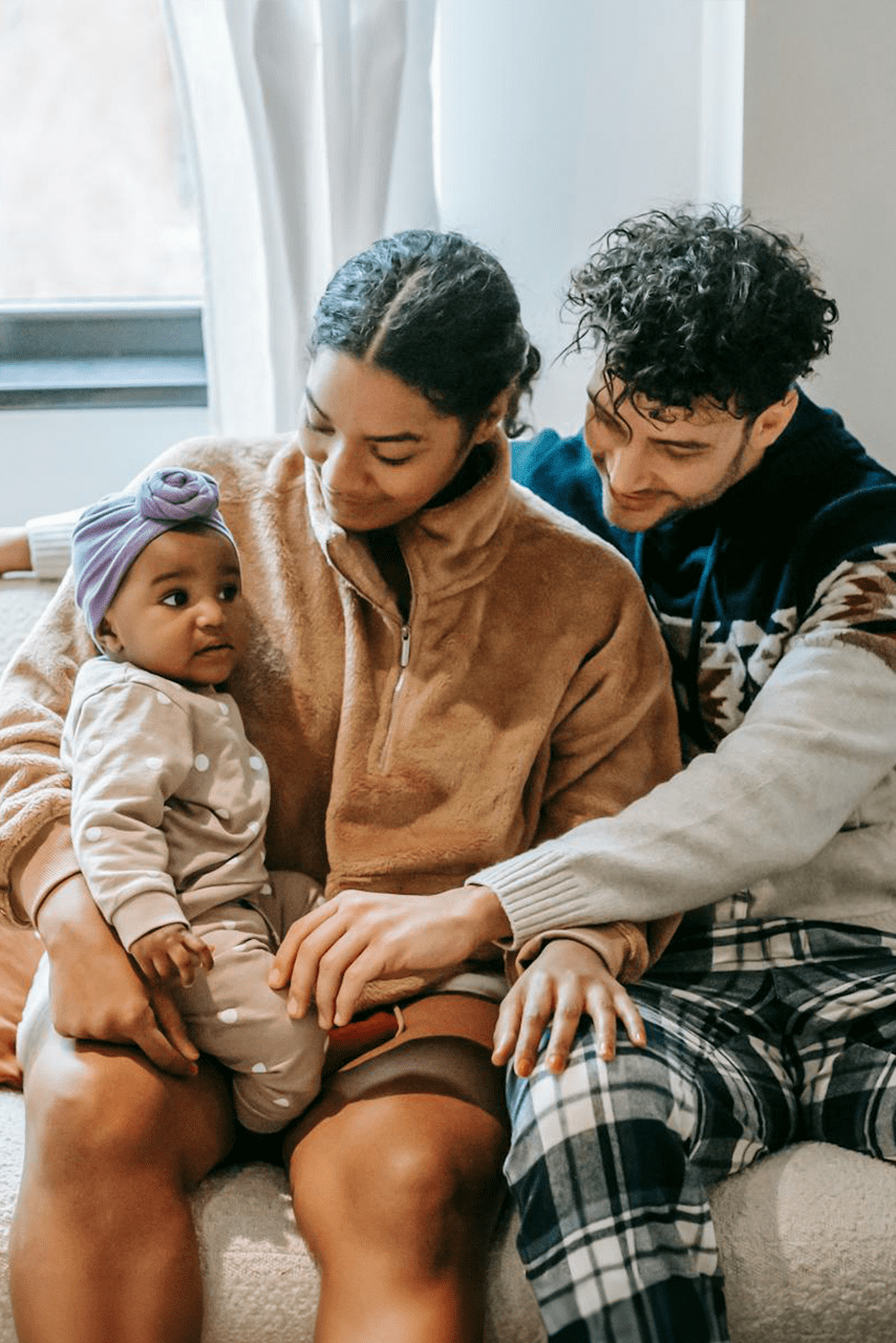 A loving family